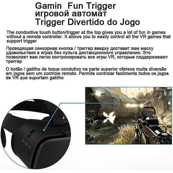 3D Glasses Bobo vr bobovr z6 bluetooth 3 d casque viar 3d glasses virtual reality headset helmet gog