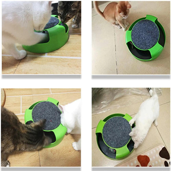 Cat toys cat toy cat catches mouse cat catches board cat turntable cat catches mouse supplies|cat toys blue