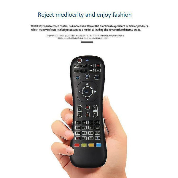 Remote controls tk628 smart remote control  air mouse and keyboard  infrared voice backlit 2.4G tv wireless remote