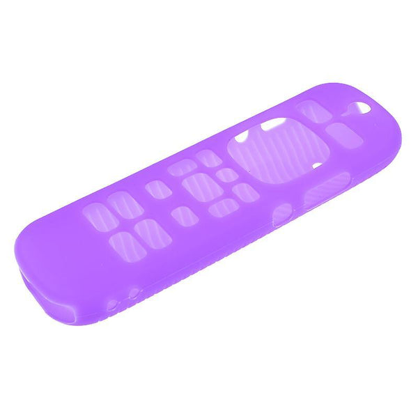 14.7X4.7X2CM Purple Remote Controls Remote Silicone Dust-proof Protector Compatible With Tcl Roku Vo