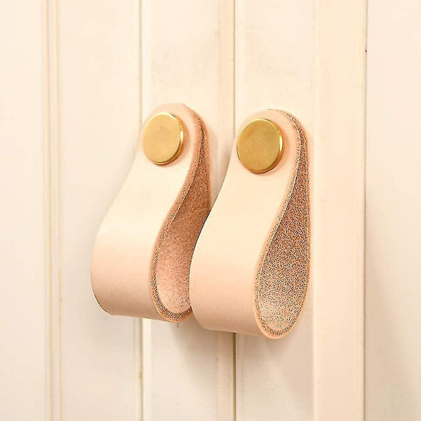 Cabinet knobs handles leather handle 8 pieces leather furniture handles cabinet handles for exquisite furniture decorating