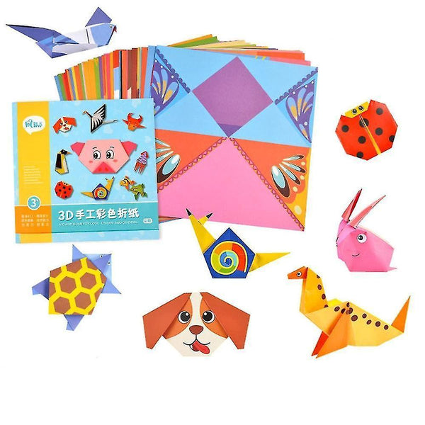 Origami paper 54 pages eco friendly montessori diy kids craft origami makers