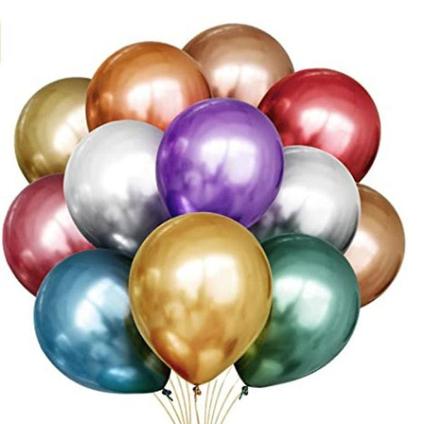 Balloons 50 Pcs Metallic Balloons 12 Inch Helium Balloons Balloons