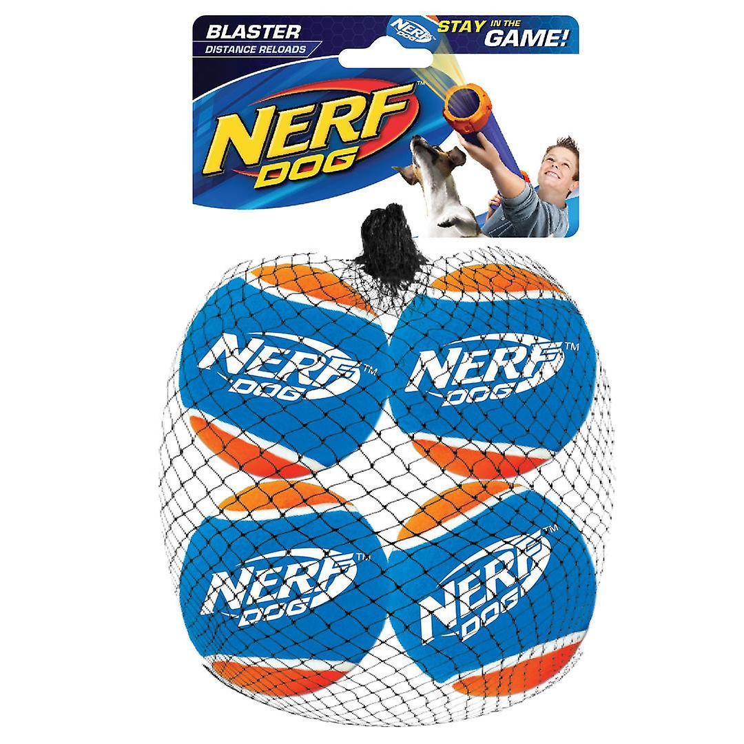 Dog toys nerf dog blaster distance balls refill pack 4pk