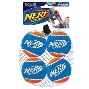 Dog toys nerf dog blaster distance balls refill pack 4pk