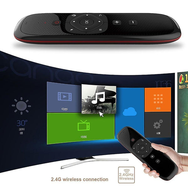 Remote controls w2 2.4G air mouse wireless keyboard with touchpad mouse infrared remote control english version