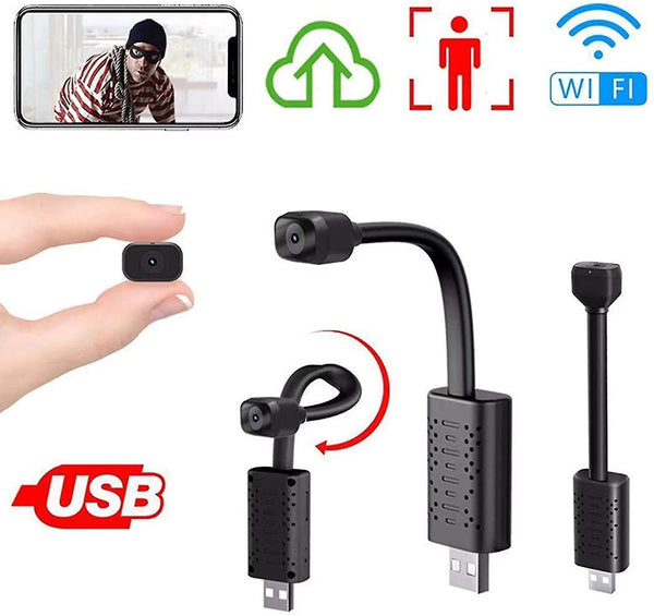 Webcams 4K WiFi spy camera supports video motion detection  nanny hidden camera  mini wireless IP ca