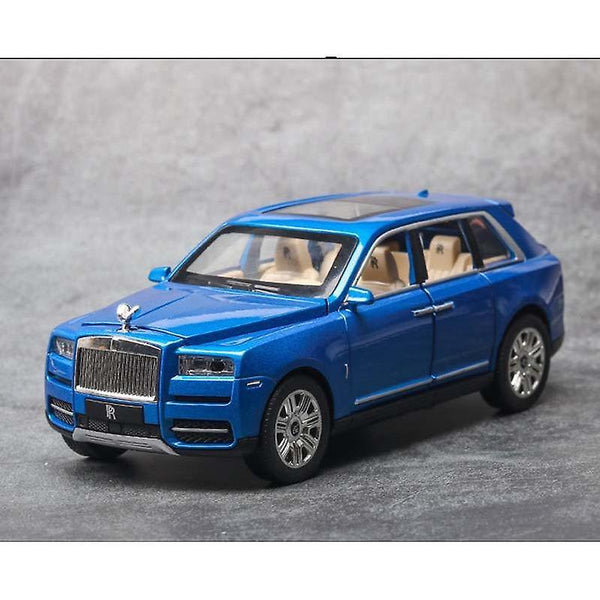 Toy Cars 1/24 Alloy Rolls Royce Cullinan SUV Model Die Cast Toy Car Simulation Sound Light Pull Back