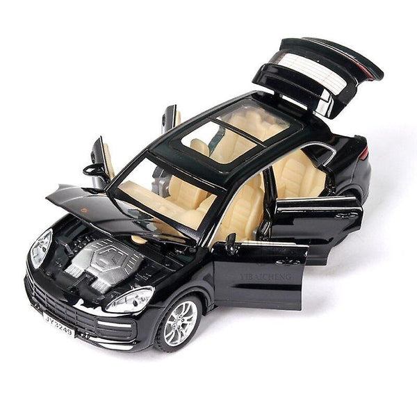 Toy Cars 1/32 Diecast Cayenne Alloy Car Toys Model White