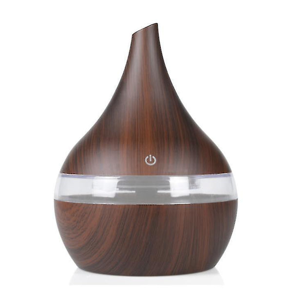 Humidifiers 7-Color Changing Home USB Rechargeable 300ml Air Humidifier Gray