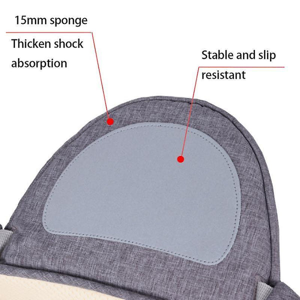 Baby carriers ergonomic baby carrier portable infant kid hip seat waist stool sling front facing carrier grey