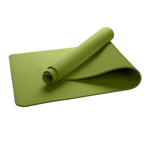 Yoga Mat Bags Straps Homemiyn Pure Color Yoga Mat Fitness Slimming Soft Yoga Mat 1830x610x6mm Green