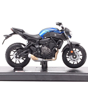 Toy Cars 1/18 Scale Maisto 2018 Yamaha MT 07 Model