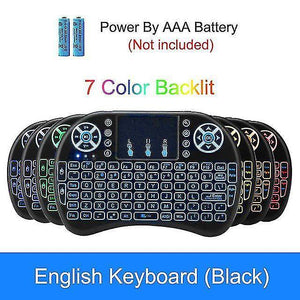 Remote controls mini wireless keyboard i8 russian english hebrew version i8+ 2.4Ghz air mouse touchpad handheld for