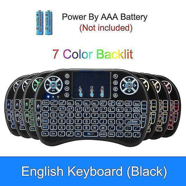 Remote controls mini wireless keyboard i8 russian english hebrew version i8+ 2.4Ghz air mouse touchpad handheld for