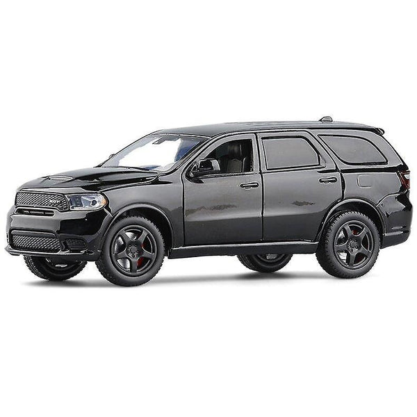 Toy cars high simulation 1/32 dodge durango srt off road suv vehicle metal diecast model sound light steering