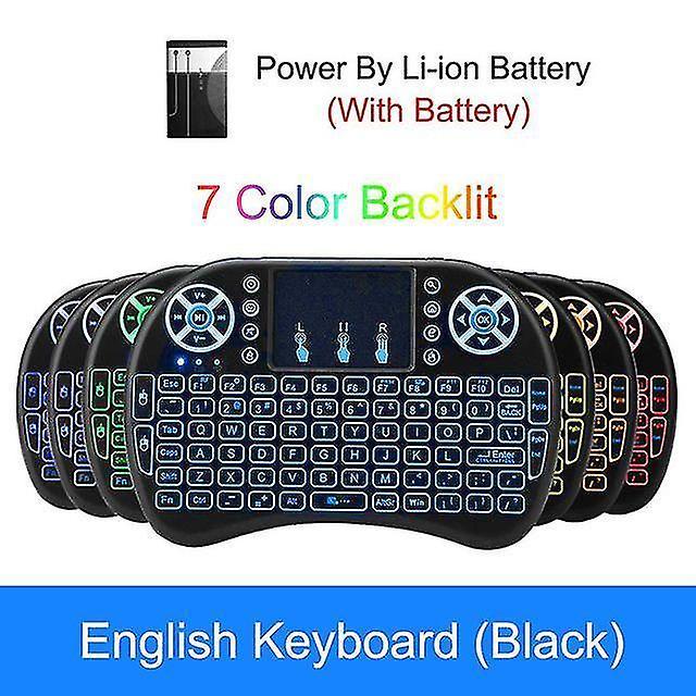 Remote controls mini wireless keyboard i8 russian english hebrew version i8+ 2.4Ghz air mouse touchpad handheld for