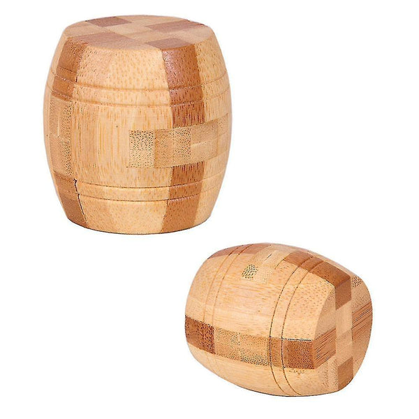 Wooden Blocks Kong Ming Luban Lock Kids Children 3d Handmade Wooden Toy Adult Intellectual Brain Tea