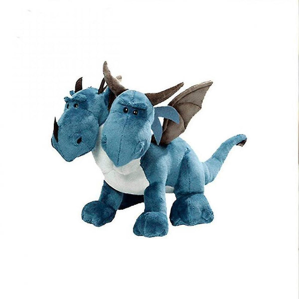 Action toy figures 35cm dinosaur plush toys double-headed animals stuffed dolls cartonn anime two head dragon for