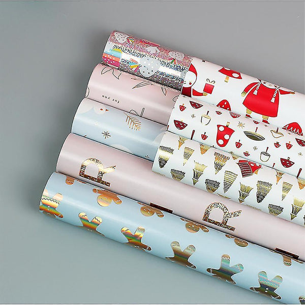 Wrapping Paper Christmas gift Package  Christmas gift Packaging Paper  8 Pieces Of 50 * 70 Cm 1 Piec