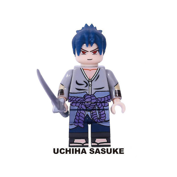 Action Toy Figures 8Pc Naruto Uzumaki Naruto Assembled Minifigure Children's Building Block Toys