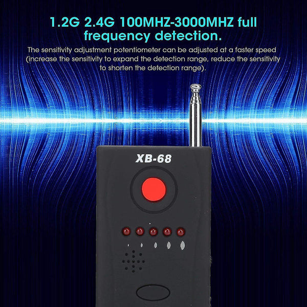 Webcams Anti Spy Bug Detector RF Signal Detector  Hidden Camera Finder Listening Device GPS Tracker