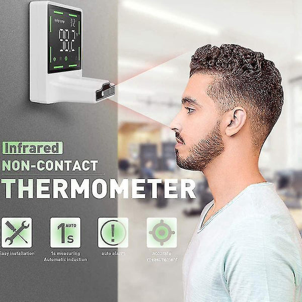 Air Quality Meters Infrared body temperature thermometer wall mounted non-contact automatic body tem