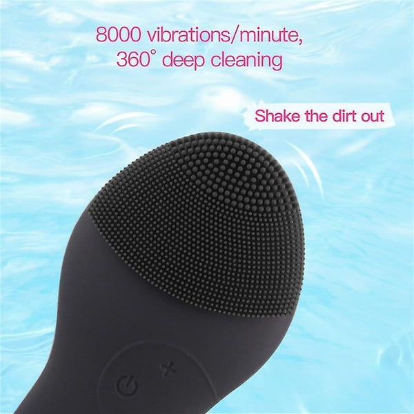 Anti-Aging Skin Care Kits Sonic Facial Cleansing Brush For Men Silicone Face Brush Massager Deep Cle