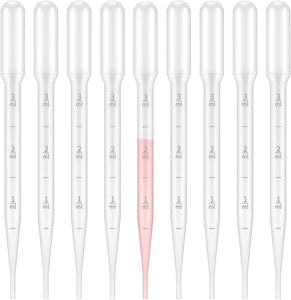 100 Pieces 3ml Pasteur Pipette Disposable Pipette For Laboratory Pipettes