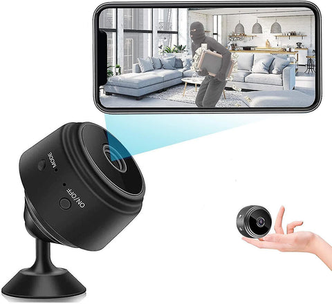 Webcams Mini WiFi Spy Camera Wireless Hidden Camera Mini Cam HD 1080p Home Security Camera with Moti