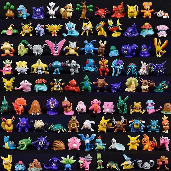 删除Action Toy Figures 144pcs Different Styles 2.5-3cm Hot Anime Pokemon Action Figure Kids Birthday Chr