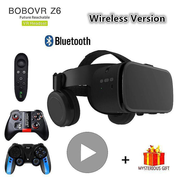 3D Glasses Bobo vr bobovr z6 bluetooth 3 d casque viar 3d glasses virtual reality headset helmet gog