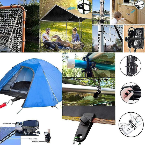 Swing sets playsets 10 sets tarp clip tent tarp clips lock grip awning clamp tent clip accessories ball bungee cord rope