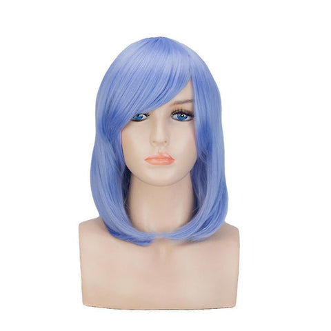 删除Wigs short straight barbie wig for cosplay 36x18cm light blue