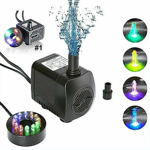 Pool  fountain pond pumps led light electric submersible fountain water pump pond pool garden