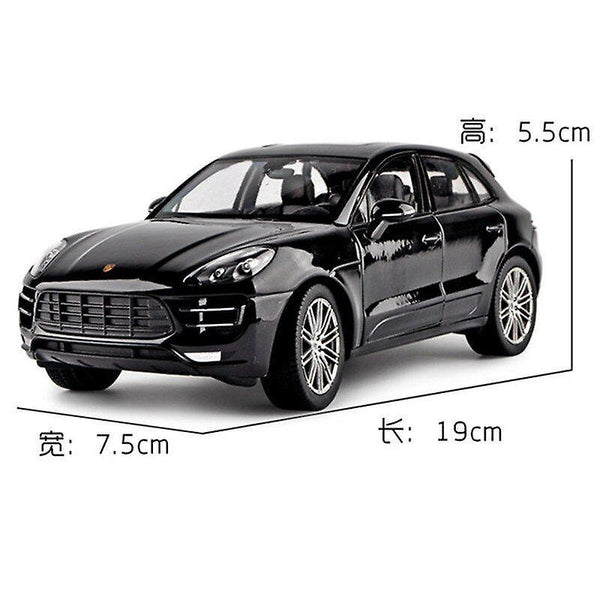 Toy cars 1:24 porsche macan car alloy car model simulation car decoration collection christmas gift toy die casting