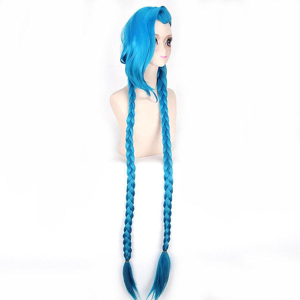 Wigs League of Legends Wigs Jinx Synthetic Synthetic Hair Wigs