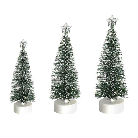 Christmas gift kids Multicolor Decoration Mini Tree Lights Home Decorations Luminous Cedar Led