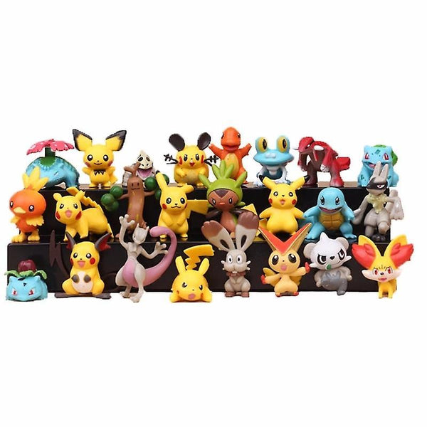 删除Christmas gift kids 24pcs/set 4 5cm Pikachu Anime For Kids Cartoon Pokemon Action Figure Toys Model