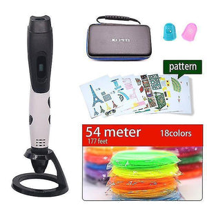 3D Printers Authentic 3d pen 3d print pen and 1.75mm pla filament Christmas gifts+ painting drawings