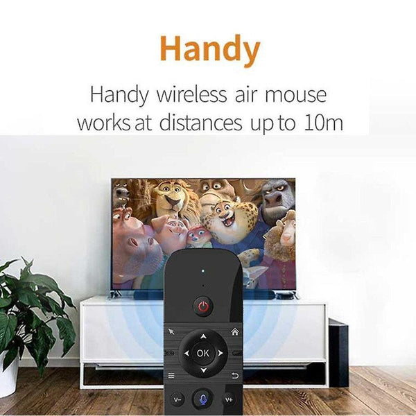 Remote controls m8 backlit air mouse smart voice remote control 2.4G rf wireless keyboard air mouse ir learning gyro