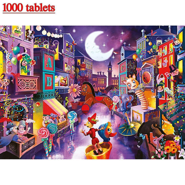 Jigsaw Puzzles 1000 Pieces DIY Jigsaw Puzzle Adult Puzzles Kids Educational Toy Home Decor