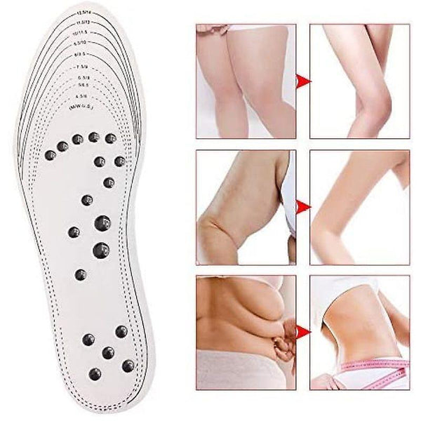 Acupressure Slimming Insoles Foot Massager Therapy Weight Loss Insoles & Inserts