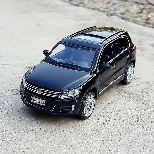 Toy Cars 1:32 Tiguan Car Model Alloy Car Die Cast Toy Car Model Black