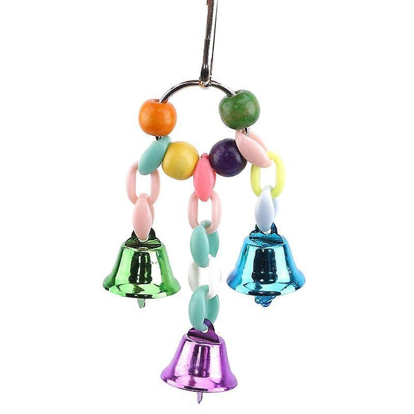 Bird toys pet parrot hanging toy chewing bite rattan balls swing bell training toys pet supplies|bird toys