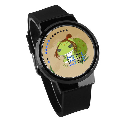 Waterproof Luminous LED Digital Touch Children watch - Travel frog #62