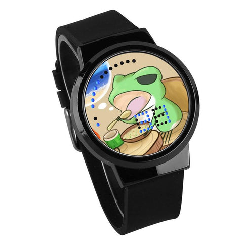 Waterproof Luminous LED Digital Touch Children watch - Travel frog #65