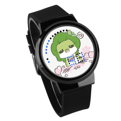 Waterproof Luminous LED Digital Touch Children watch - Travel frog #68