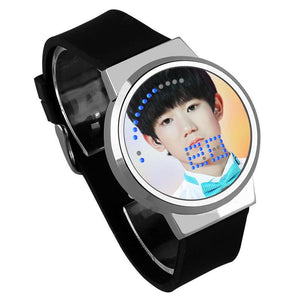 Waterproof Luminous LED Digital Touch Children watch  - TFBoys #15