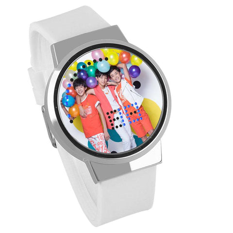 Waterproof Luminous LED Digital Touch Children watch  - TFBoys #10